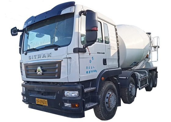 375HP Second Hand Concrete Mixer Trucks 1200R20 Howo Transit Mixer