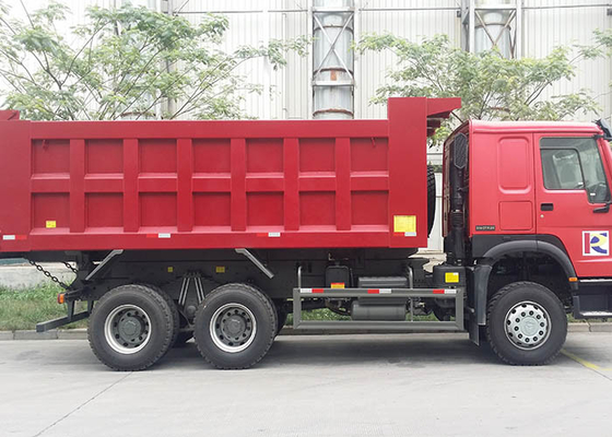 2022mm Tipper Dump Truck 6X4 Howo 375 Hp Dump  Adjustable Steering Wheel