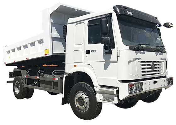 4x4 Tipper Dump Truck 290HP Sinotruk 6 Wheeler Dump Automatically