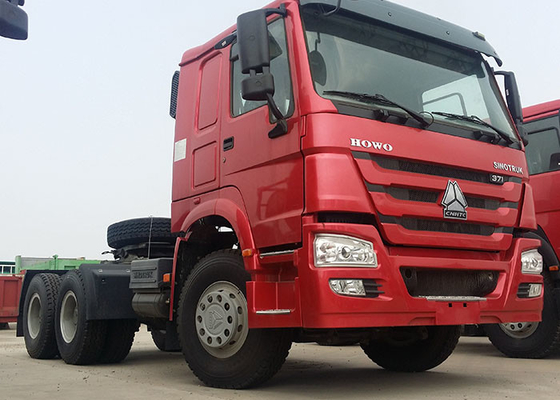 10 Tires HW76 Truck Tractor Head  420Hp Howo A7 Tractor