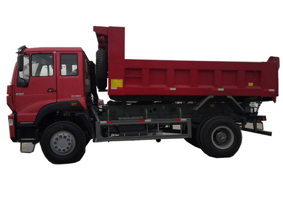 4x4 Tipper Dump Truck 290HP Sinotruk 6 Wheeler Dump Automatically
