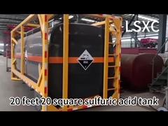 20 feet 20 square sulfuric acid tank