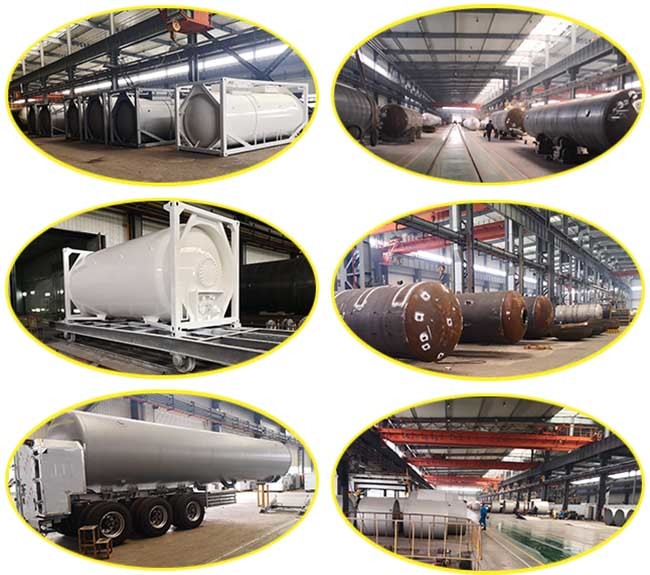 ASME T50 ISO Tank Container LR Liquid Chlorine Storage Tanks